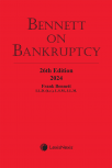 Bennett on Bankruptcy, 26th Edition, 2024 (Volume 1) + Companion Volume (Volume 2) cover
