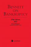 Bennett on Bankruptcy, 25th Edition, 2023 + Companion Volume +  E-Book PDF (2 Volumes) cover