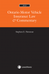 Ontario Motor Vehicle Insurance Law & Commentary, 2023 Edition cover