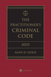 The Practitioner's Criminal Code, 2025 Edition + E-Book cover