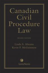 Canadian Civil Procedure Law, 2nd Edition cover