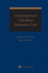 Contemporary Canadian Insurance Law cover