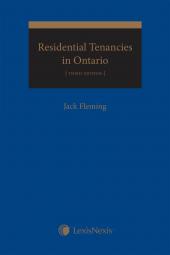 Residential Tenancies in Ontario, 3rd Edition cover