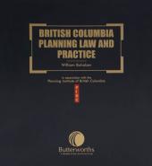British Columbia Planning Law and Practice cover