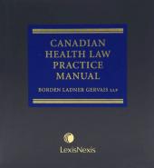 Canadian Health Law Practice Manual cover