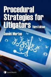 Procedural Strategies for Litigators, 3rd Edition cover