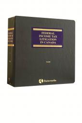 Federal Income Tax Litigation in Canada cover