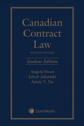 Canadian Contract Law, 4th Edition – Student Edition cover