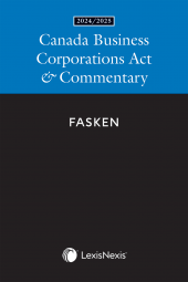 Canada Business Corporations Act & Commentary, 2024/2025 Edition cover