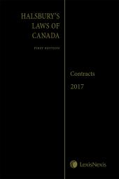 Halsbury's Laws of Canada – Contracts (2021 Reissue) cover