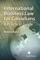 International Business Law for Canadians - A Practical Guide cover