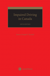 Impaired Driving in Canada, 6th Edition cover