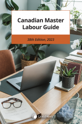Canadian Master Labour Guide, 38th Edition, 2023 cover