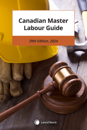Canadian Master Labour Guide, 39th Edition, 2024 cover