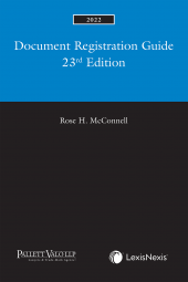 Document Registration Guide, 23rd Edition, 2022 cover