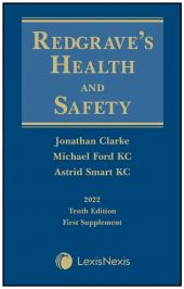Redgrave's Health and Safety First Supplement to the Tenth Edition cover