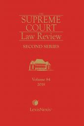 Supreme Court Law Review, 2nd Series, Volume 84 cover