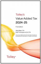 Tolley's Value Added Tax 2024-25 (includes First and Second editions) cover