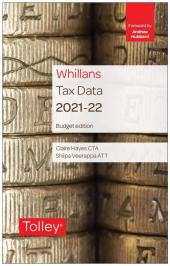 Whillans Tax Data 2021-22 (Budget edition) cover